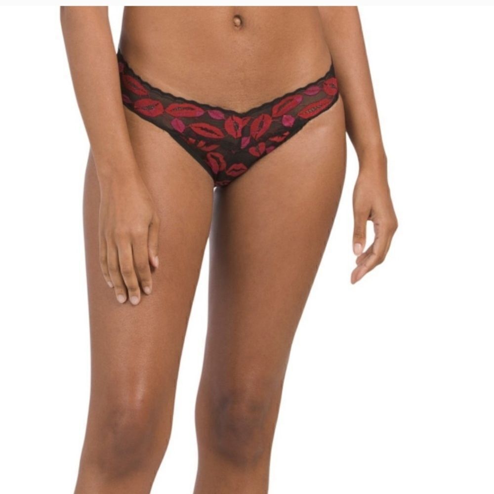 HANKY PANKY  Kissing Vkini Panties NWT Large